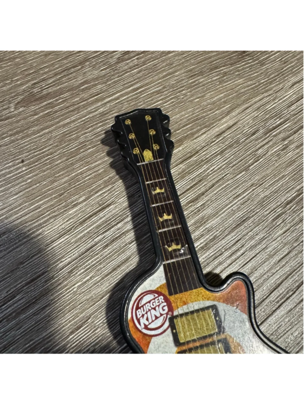 Burger King Paper Jamz Guitar Toy